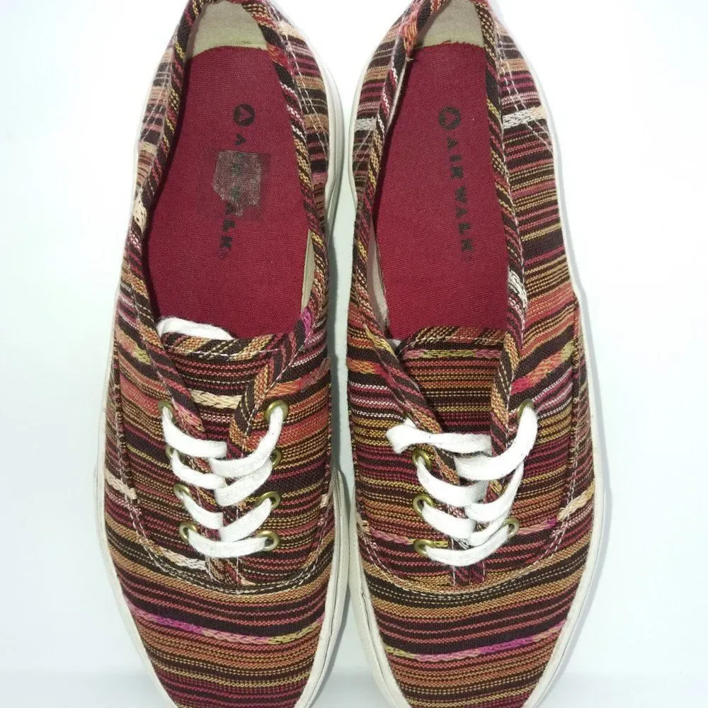 Airwalk Surf Stripe Skateboard‎ Shoes Women's Size 8.5 Multicolor
